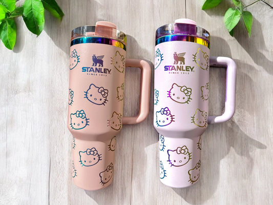 Trendy Hello Kitty Tumblers with Logo