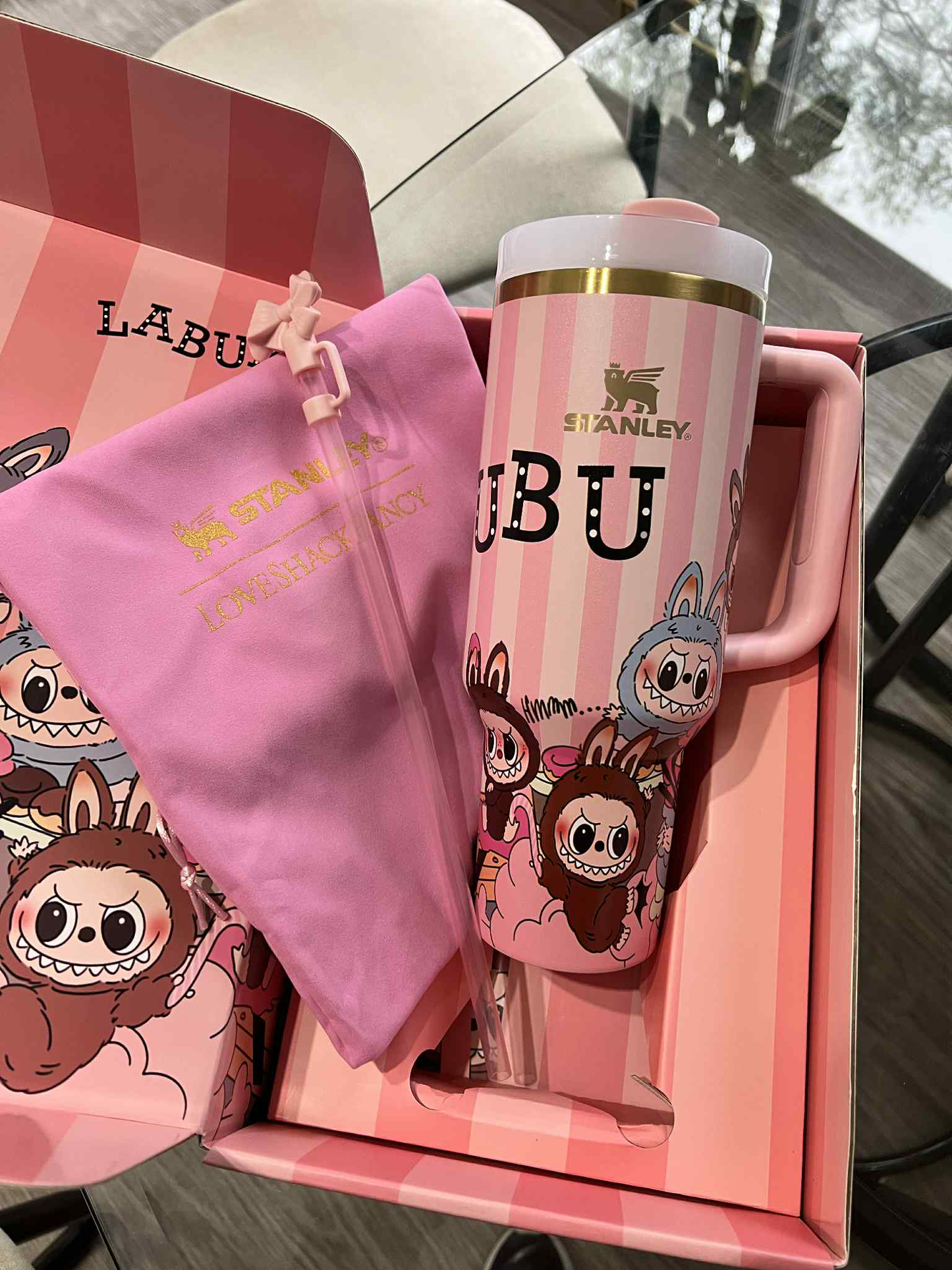 LabuBU 40 oz Tumbler with Fancy Gift Box