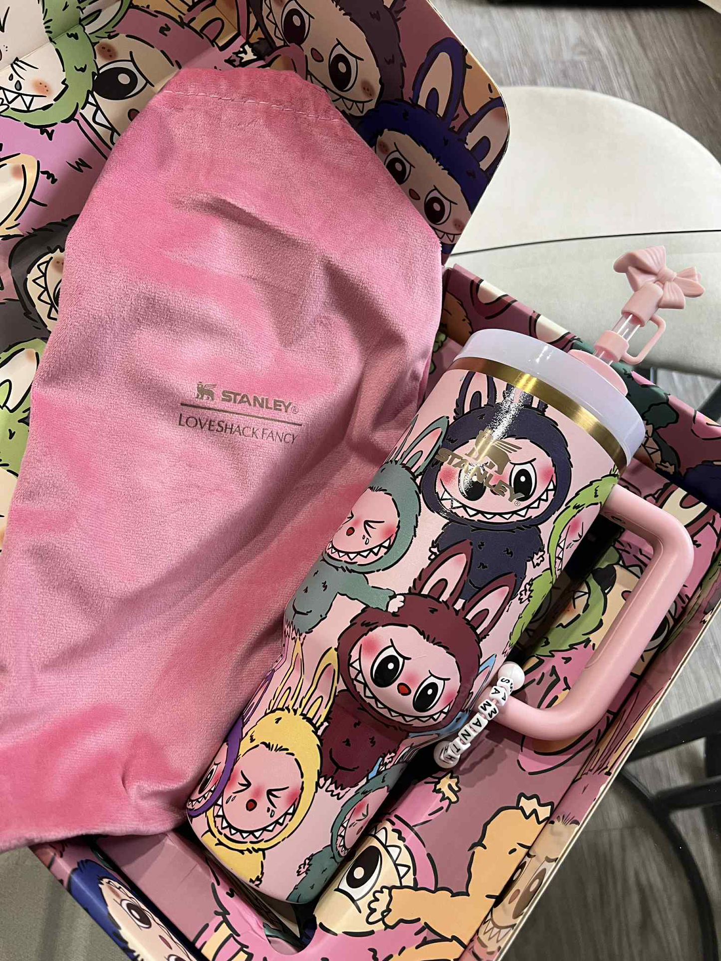 LabuBU 40 oz Tumbler with Fancy Gift Box