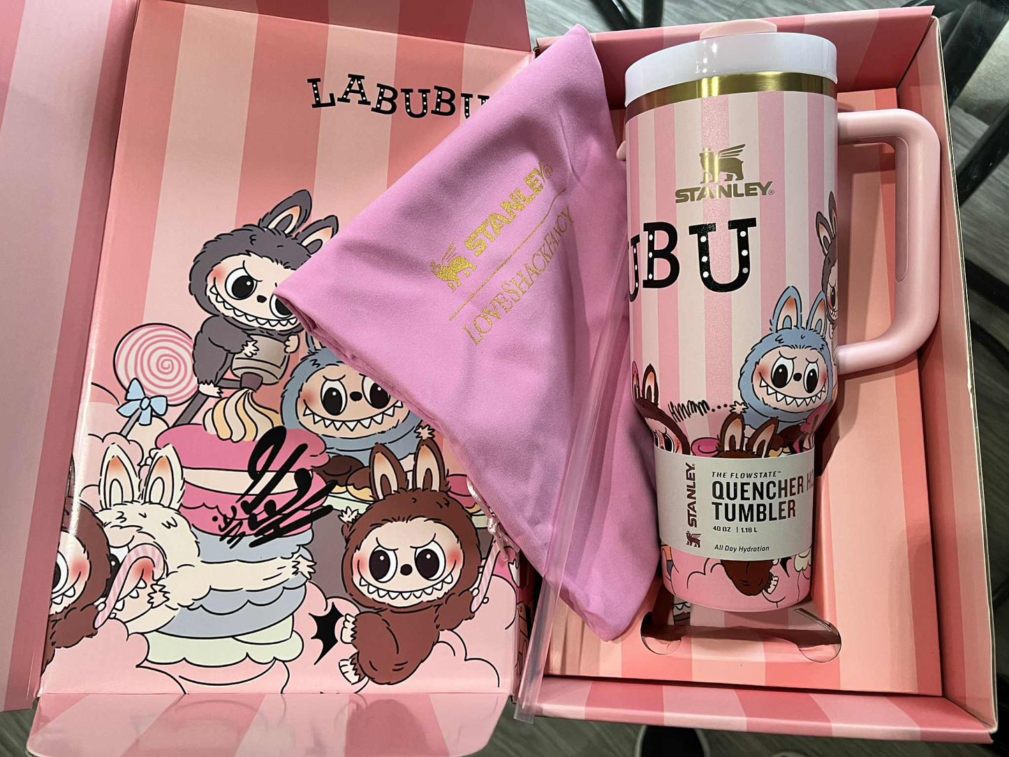 LabuBU 40 oz Tumbler with Fancy Gift Box