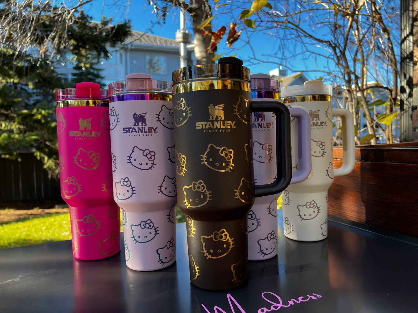 Trendy Hello Kitty Tumblers with Logo